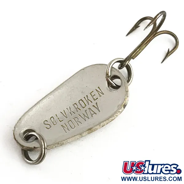 Sølvkroken Spesial Classic Blinker, Silber/Rot, 4g, Vintage, #5934