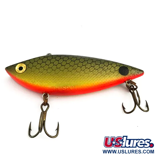 Cotton Cordell TH Spot UV Lipless Crankbait, Grün/Orange, 14g, UV, #5935