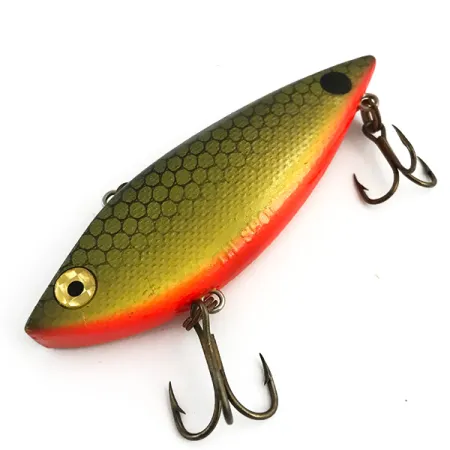 Cotton Cordell TH Spot UV Lipless Crankbait, Grün/Orange, 14g, UV, #5935