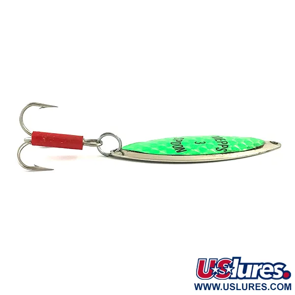 Mepps Spoon 3 Blinker, Nickel / Green UV, 13g, UV-aktiv, #5936