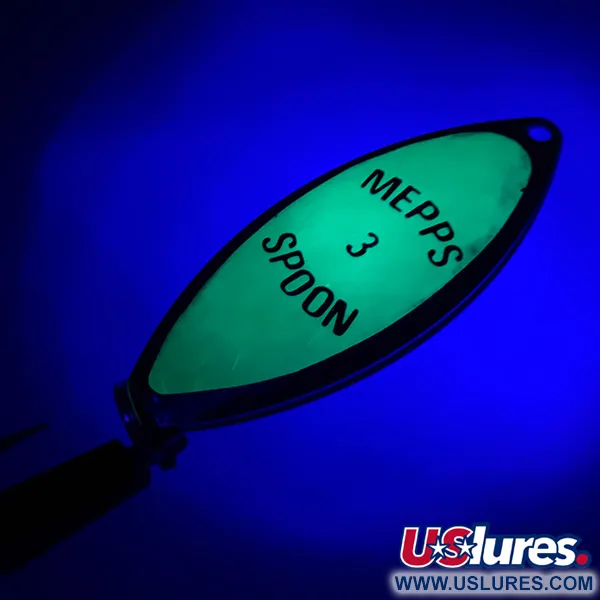 Mepps Spoon 3 Blinker, Nickel / Green UV, 13g, UV-aktiv, #5936