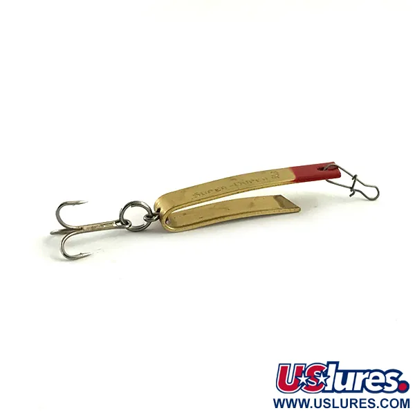 South Bend Super-Duper 503 Blinker, Gold / Rot, 4.3g, Hybrid, #5941