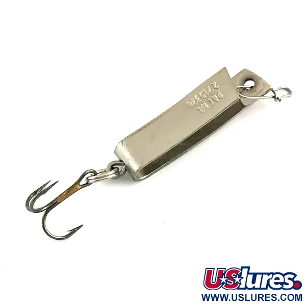 Luhr Jensen Super-Duper 501 Blinker, Nickel / Rot, 2,3g, Falt-Profil, #5951