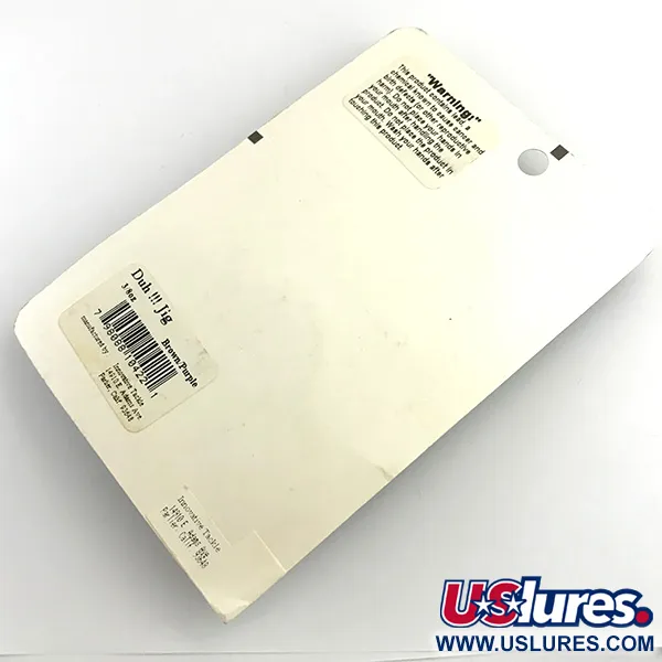 DUH Ultimate Weedless Jig UV Fransenjig, Braun / Rot, 12g, UV, #6294