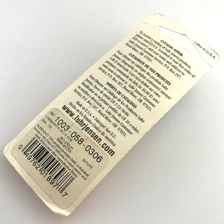 Luhr Jensen Krocodile Die #4 Blinker, Nickel/Blau, 17,7g, #1003-058-0306