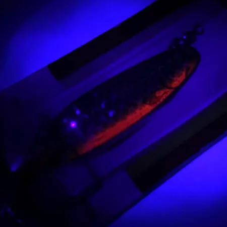 Luhr Jensen Krocodile Die #3 UV Blinker, Regenbogenforelle, 10g, #5958