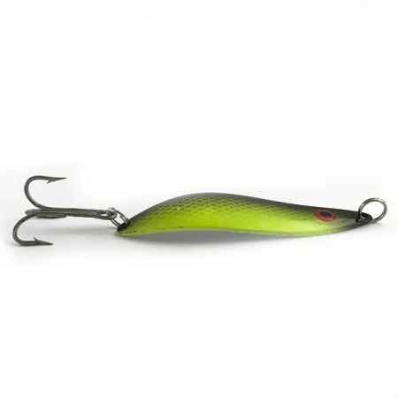 Red Eye Lures The Perfect Minnow UV Blinker, Grün/Schwarz, 14g, #5962