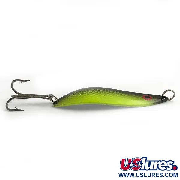 Red Eye Lures The Perfect Minnow UV Blinker, Grün/Schwarz, 14g, #5962