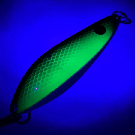 Red Eye Lures The Perfect Minnow UV Blinker, Grün/Schwarz, 14g, #5962