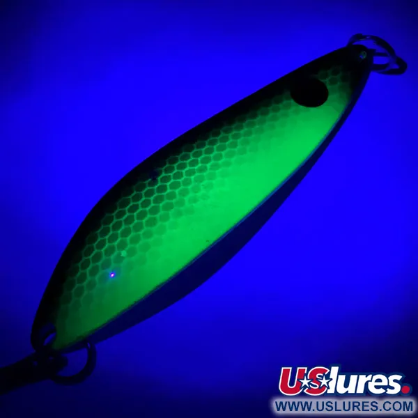 Red Eye Lures The Perfect Minnow UV Blinker, Grün/Schwarz, 14g, #5962