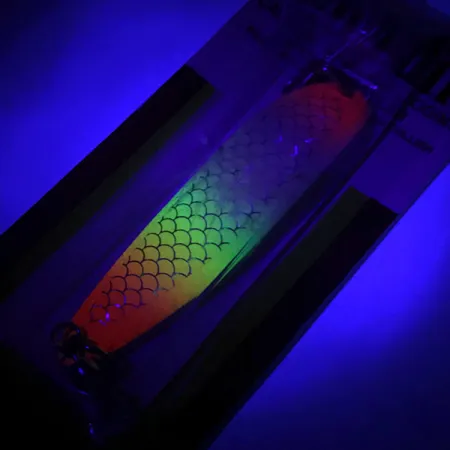 Luhr Jensen Krocodile Die #4 Blinker, Rainbow, 19g, Wirbel, #1003-058-0486