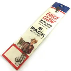 Eagle Claw Snelled Hooks 2 Kit 6pcs