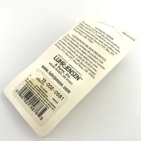 Luhr Jensen Loco 2 Blinker, Weiß-Perlmutt/Hologramm, 7g, #5974