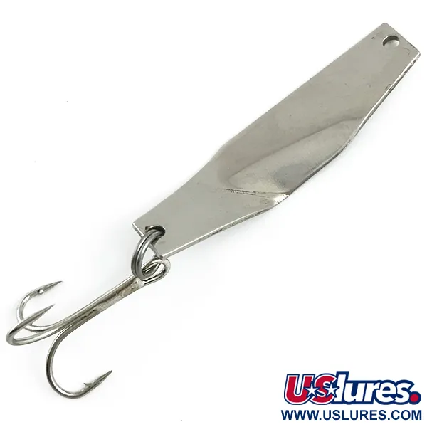 Z-RAY Lures Z-Ray Blinker, Nickel / Rot, 7g, 3-Punkt-Design, #5976