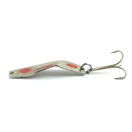 Z-RAY Lures Z-Ray Blinker, Nickel / Rot, 7g, 3-Punkt-Design, #5976