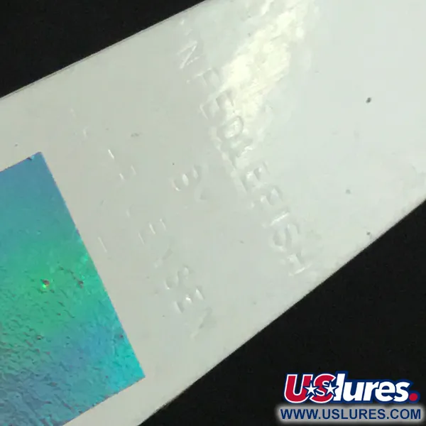 Luhr Jensen Needlefish Schlepplöffel, Weiß/Rot/Gelb/Grün, 11.5g, #5977