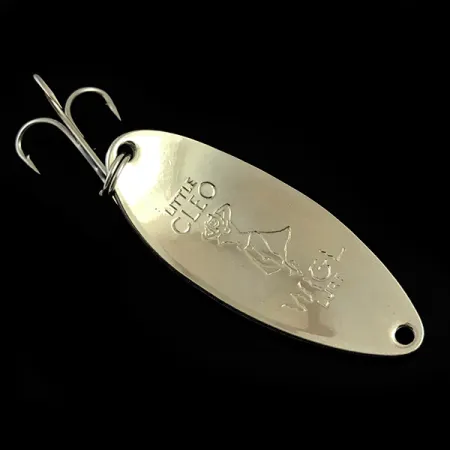 Seneca Little Cleo (Hula Girl) Glow Blinker, Weiß/Orange/Nickel, 14g, #5978