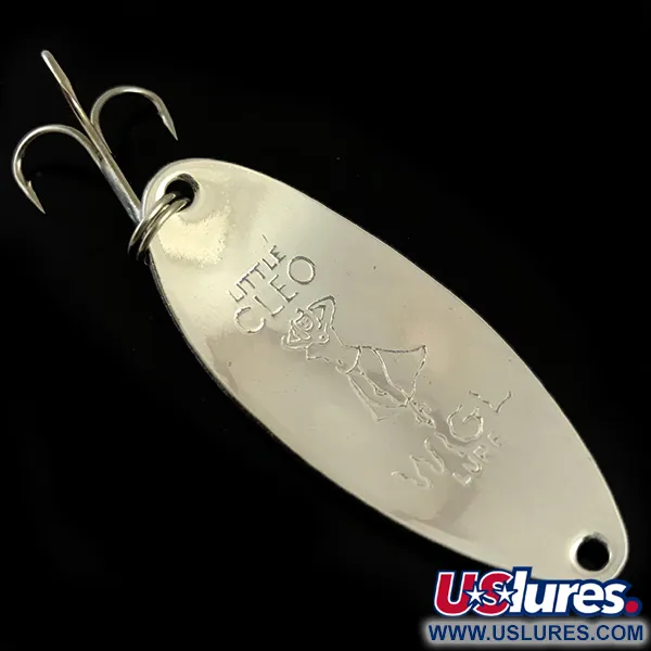 Seneca Little Cleo Glow Blinker, Weiß/Grün/Nickel, 14g, Hula Girl, #5981