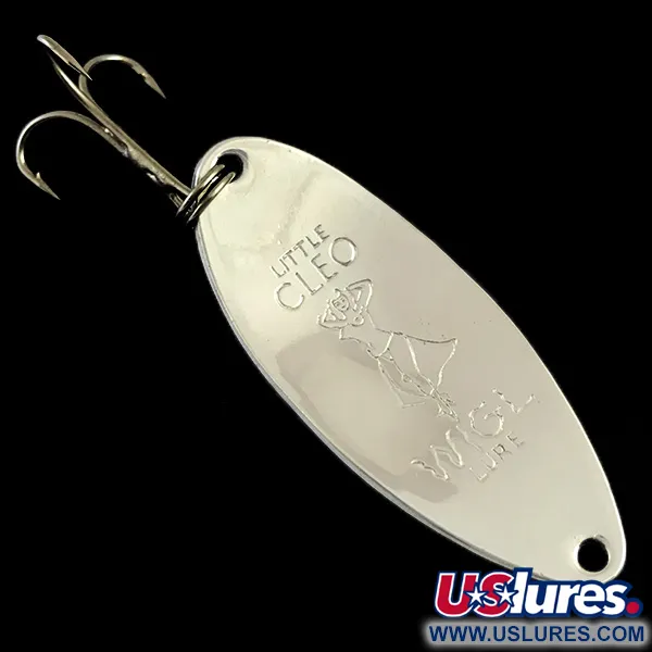 Little Cleo (Hula Girl) Glow Blinker, Weiß/Orange, 18g, #5982