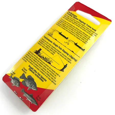 Johnson Crappie Buster Tubes Gummiköder, Weiß/Chartreuse, 4,5cm, #5987