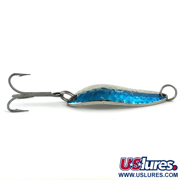 Luhr Jensen Little Jewel Blinker, Gehämmerter Nickel/Blau, 9g, #5997