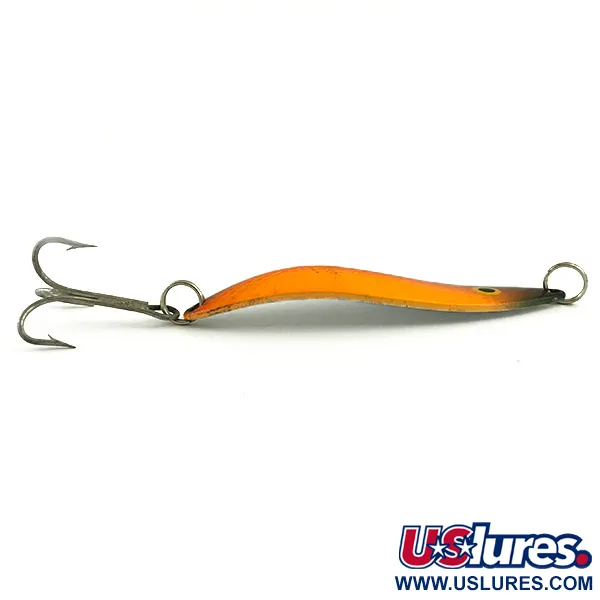 Red Eye Lures The Perfect Minnow Blinker, Orange/Braun, 14g, UV, #6004