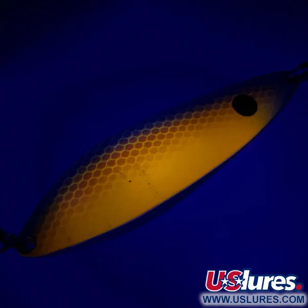 Red Eye Lures The Perfect Minnow Blinker, Orange/Braun, 14g, UV, #6004