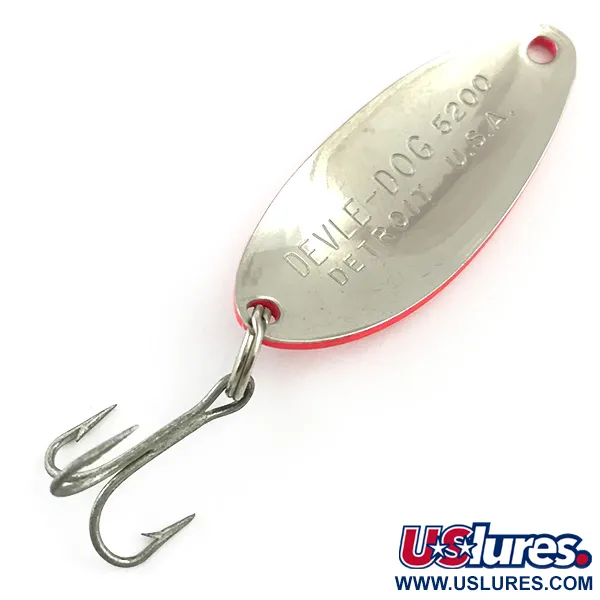 Eppinger Dardevle Devle Dog 5200 UV Blinker, Rot/Schwarz, 7g, #6028