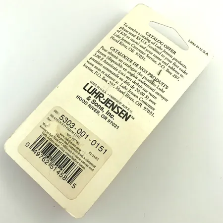 Luhr Jensen Loco 1 Blinker, Gold, 4g, Prism Lite, #6052