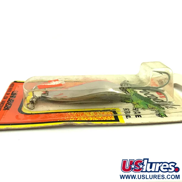 Krocodile Stubby Luhr Jensen Blinker, Red / Nickel, 18g, Vintage, #6053