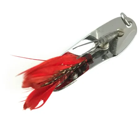 Pflueger Chum 3 Krautblinker, Nickel / Rot, 14g, krautfrei, #6062