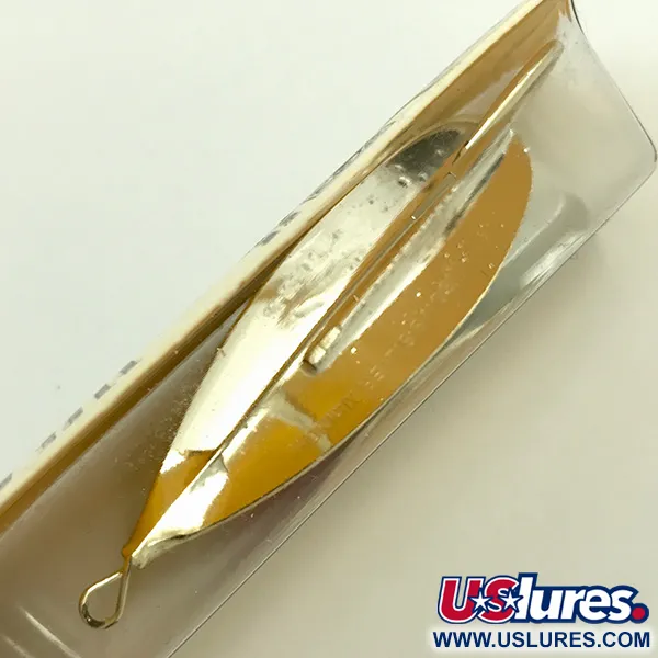 Johnson Weedless Silver Minnow Blinker, Fire Tiger/Nickel, 14g, #6308