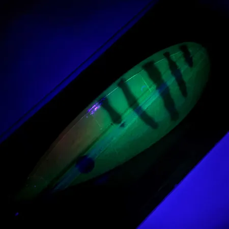 Johnson Weedless Silver Minnow Blinker, Fire Tiger/Nickel, 14g, #6308