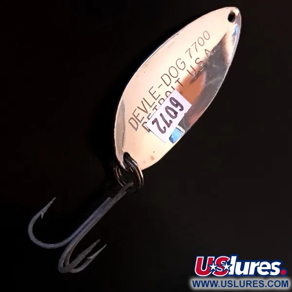 Eppinger Dardevle Devle Dog 7700 Blinker, Nickel/Blau, 14g, #6072