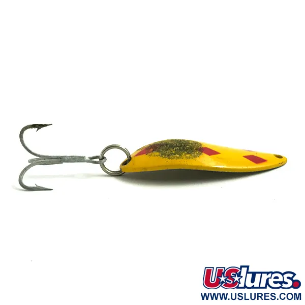 Dardevle Devle Dog 7700 Blinker, Five of Diamonds, 14g, Messing, #6073