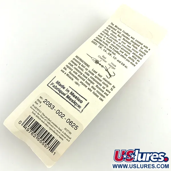 Luhr Jensen Fire Max Miracle 2 Spinner, Nickel / Pink, 7g, Köderkammer, #6253