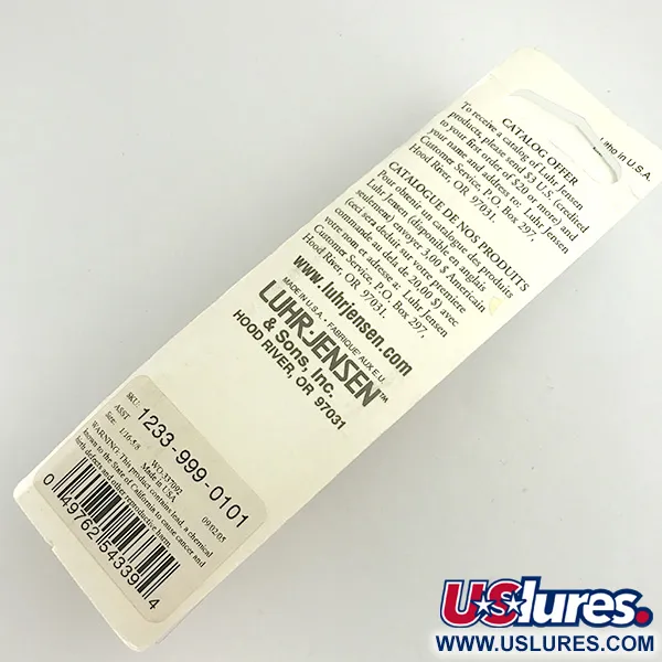 Luhr Jensen Krocodile Stubby Blinker, Gold/Rot, 18g, Weitwurf, #6086