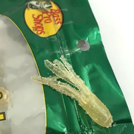 Bass Pro Shops Squermin' Squirts Tube, Weiß Glow, 3.5cm, Glow, #6094