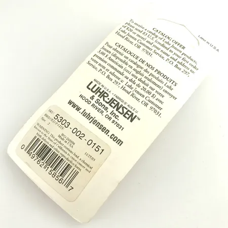 Luhr Jensen Loco 2 Blinker, Gold, 7g, Hammerschlag-Optik, #6100