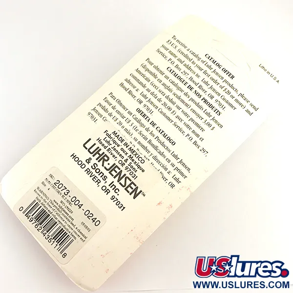 Luhr Jensen TEE Spoon UV Schlepplöffel, Grün/Fluo Gelb, 14g, UV, #6128