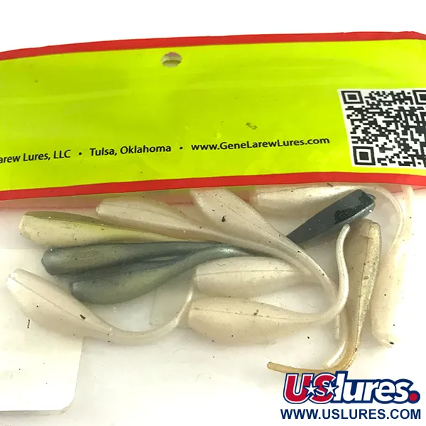 Bobby Garland Baby Shad Gummiköder, Weiß/Grau/Grün, 5cm, UV, #6146