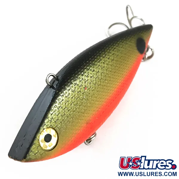 Cotton Cordell Lipless TH Rattlin, Grün/Orange, 14g, Goldschuppen, #6150