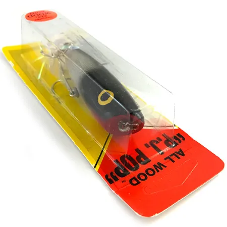 Luhr Jensen P.J.POP Holz-Popper, Silber / Schwarz, 17g, Holz, #6151