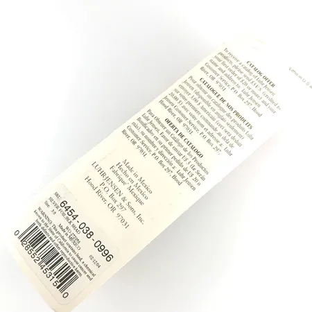 Luhr Jensen P.J.POP Holz-Popper, Silber / Schwarz, 17g, Holz, #6151