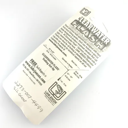 Luhr Jensen ClearWater Flash UV Spinner, Silber, 7g, UV-aktiv, #6154