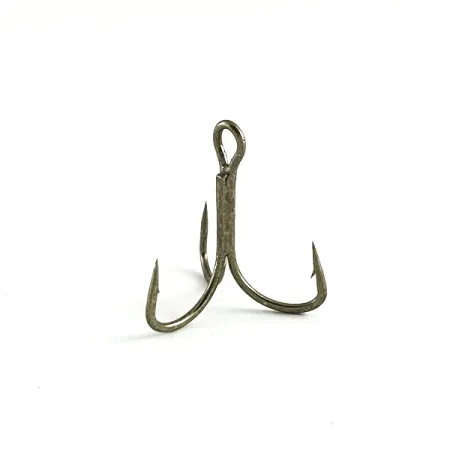 Gamakatsu Treble Hooks #6 Drillingshaken, Bronze, EWG, #6162