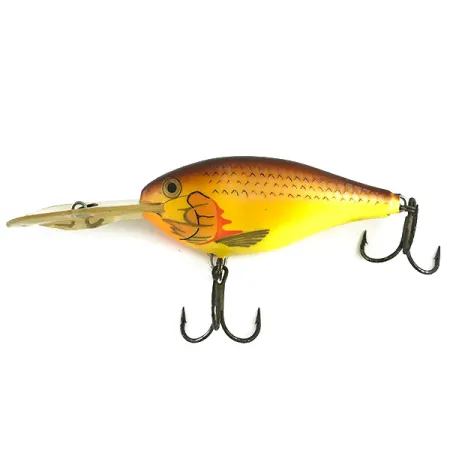 Rapala Risto Rap Wobbler, Yellow / Brown, 16g, UV-aktiv, #6163