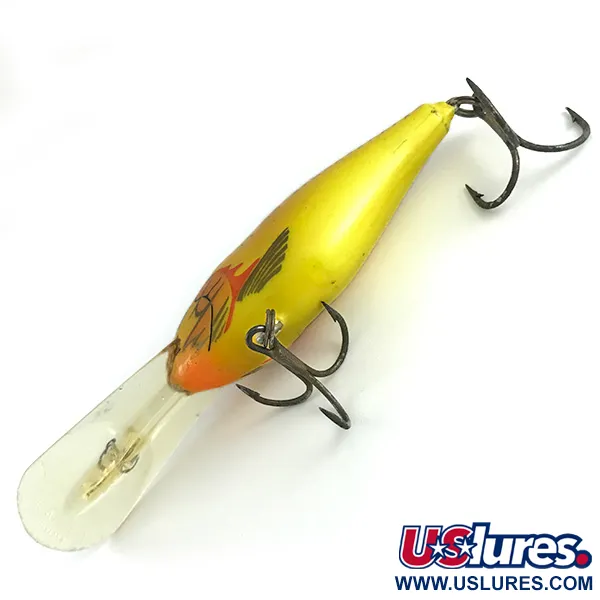 Rapala Risto Rap Wobbler, Yellow / Brown, 16g, UV-aktiv, #6163