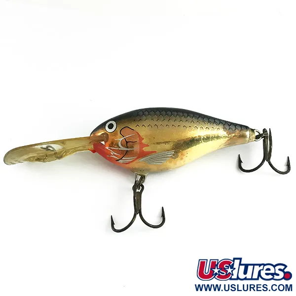 RAPALA RISTO RAP Wobbler, Gold/Schwarz, 16g, Tiefläufer, #6164