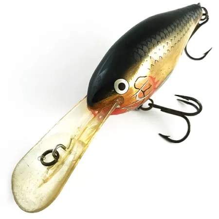 RAPALA RISTO RAP Wobbler, Gold/Schwarz, 16g, Tiefläufer, #6164